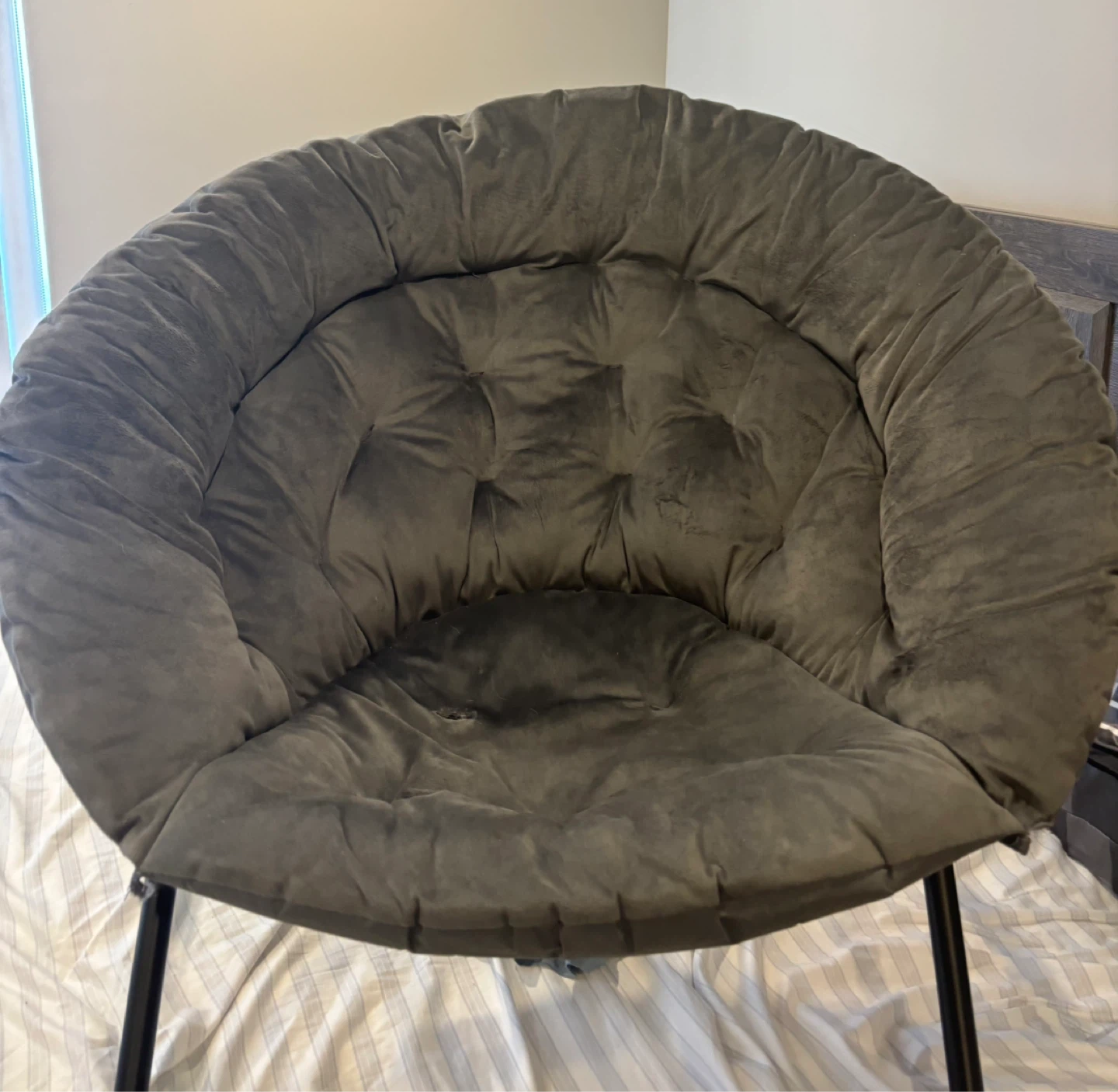 Grey Saucer Chair - photo 5
