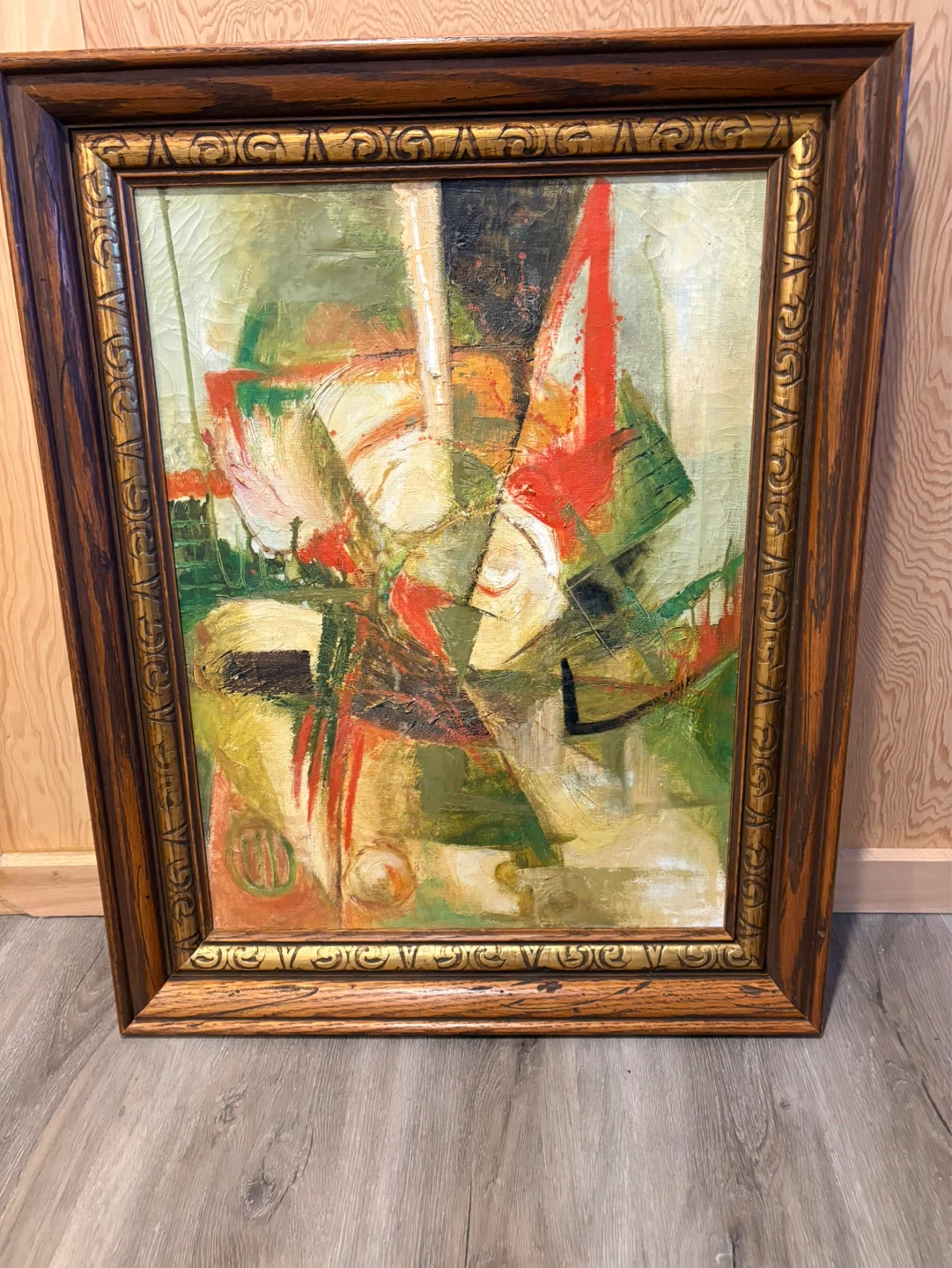 Vintage MCM Abstract Painting