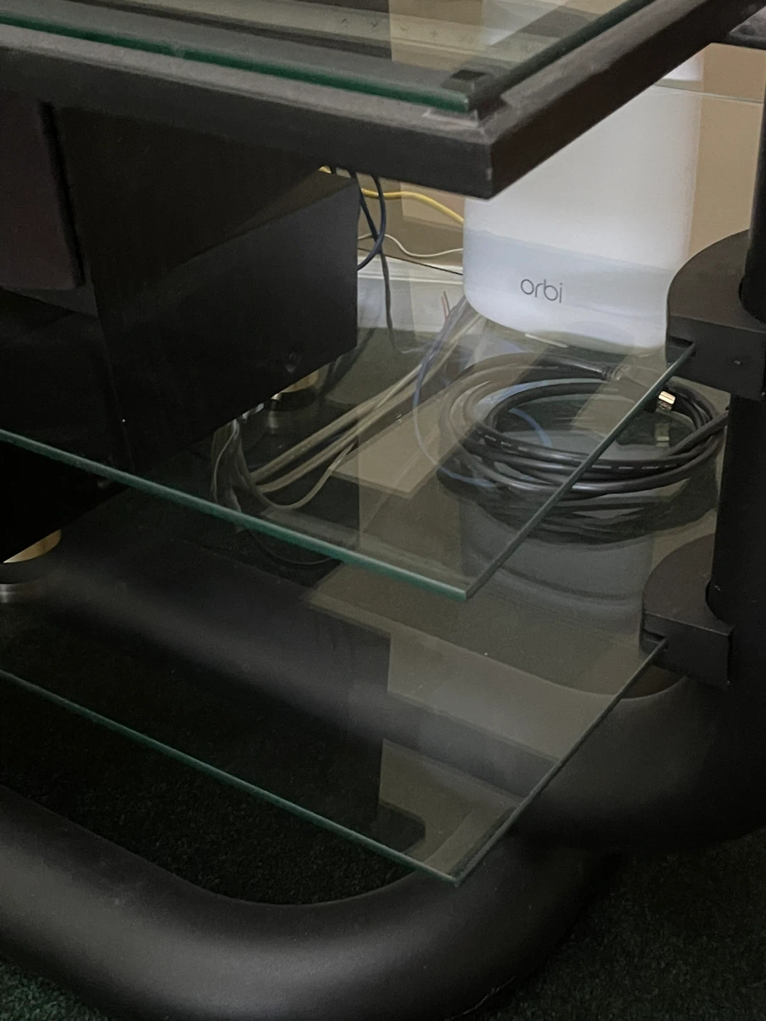 Glass Top TV Stand - photo 3