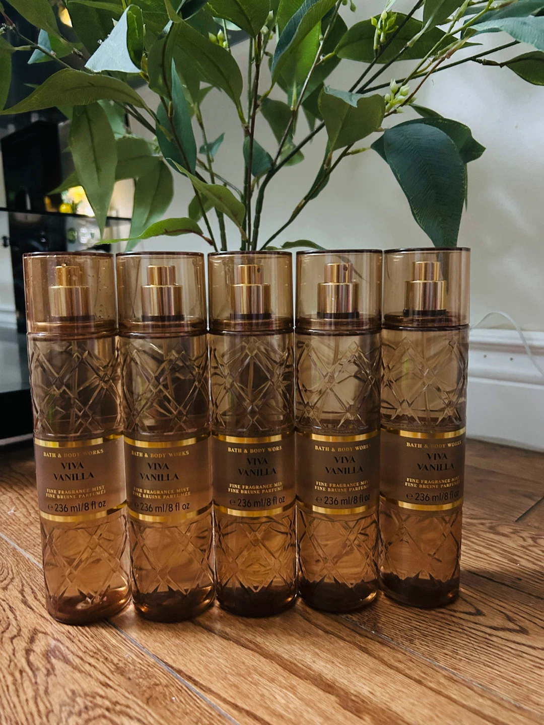 Bath & Body Works Viva Vanilla Fine Fragrance Mist Set of 5