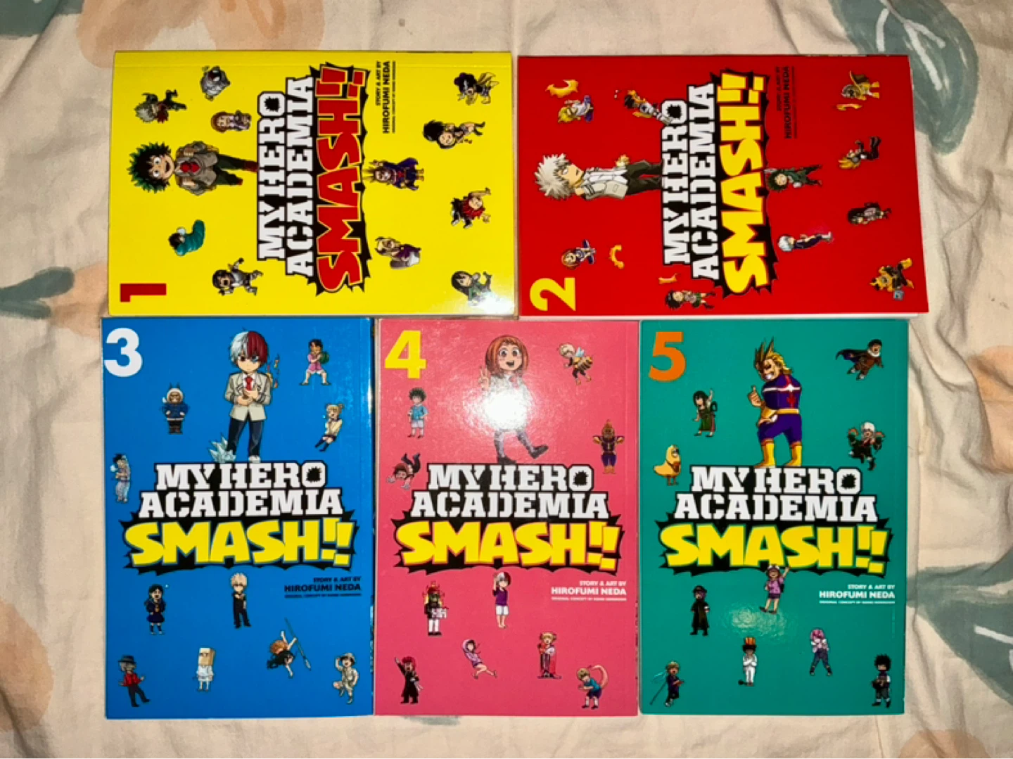 My Hero Academia: Smash!! volumes 1-5