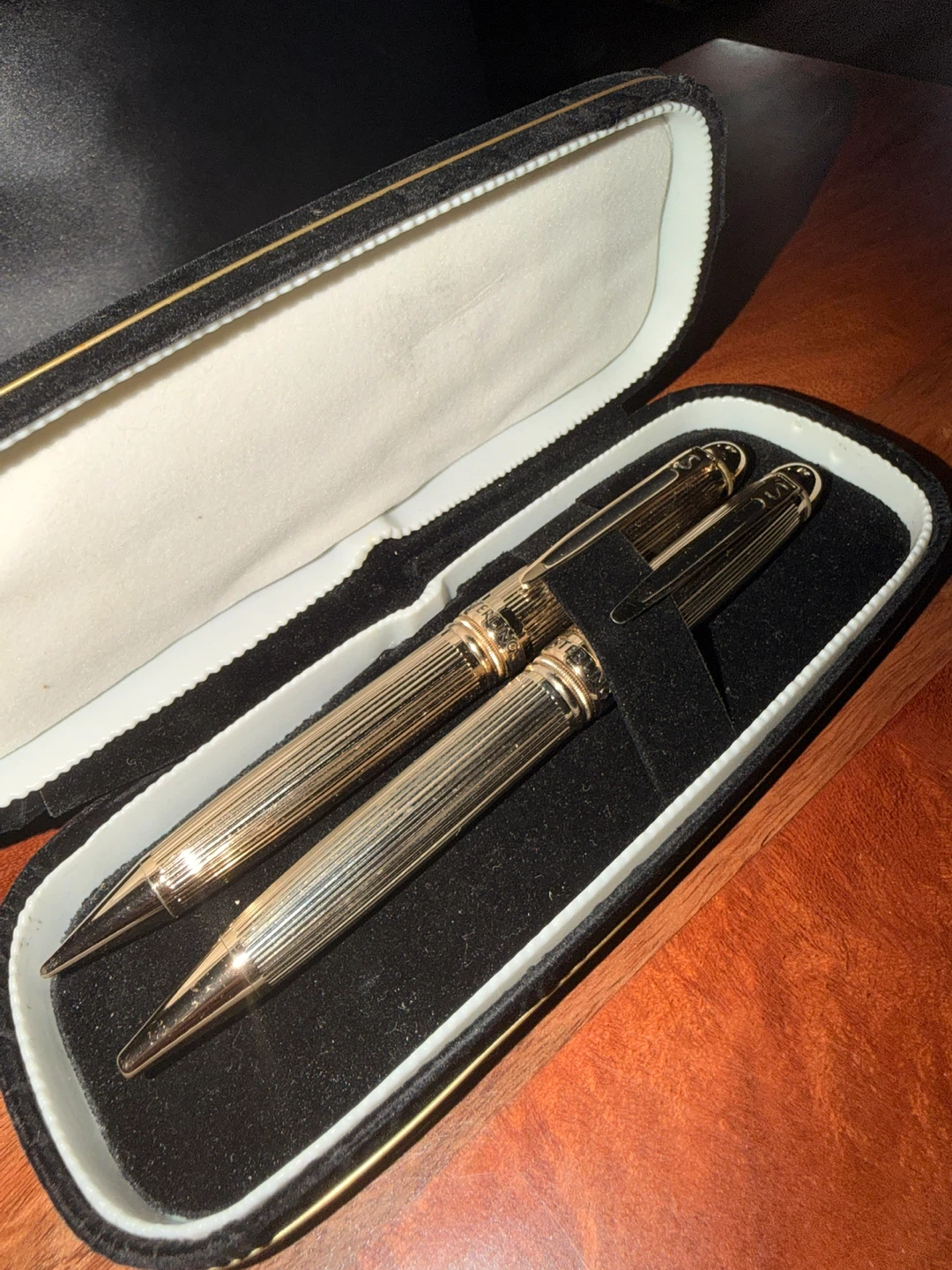 Sterling Brand Pen Set/Rollerball & Pencil Used Excellent - photo 2