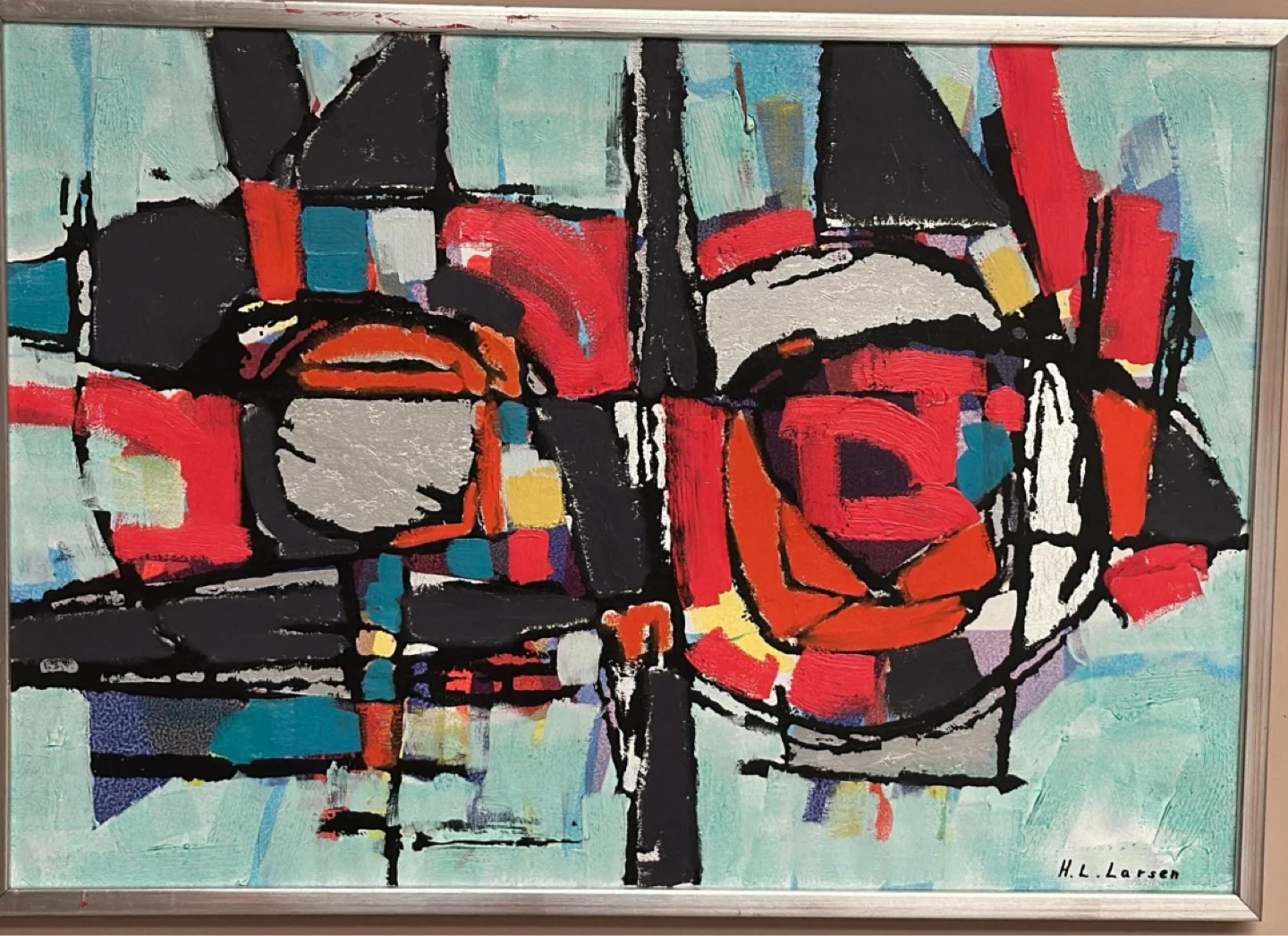 Abstract Painting by H.L. Larsen
