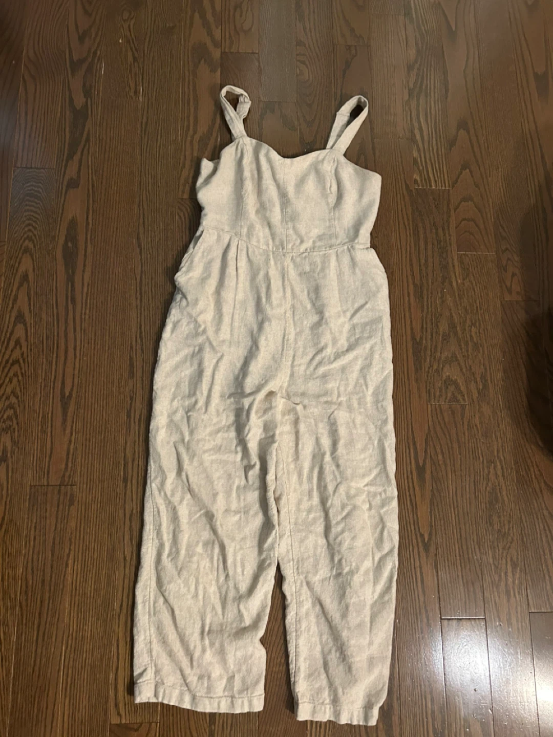 Old Navy Linen Blend Jumpsuit M Petite
