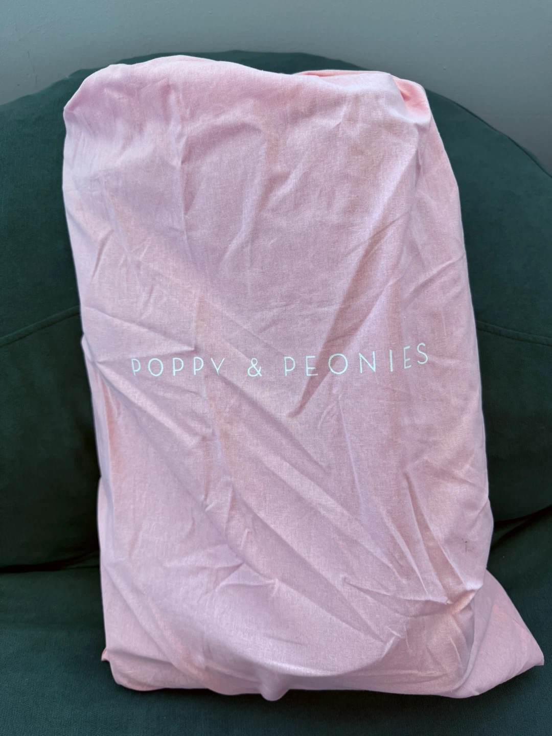 Poppy & Peonies Tote Bag with Dust Bag and Strap