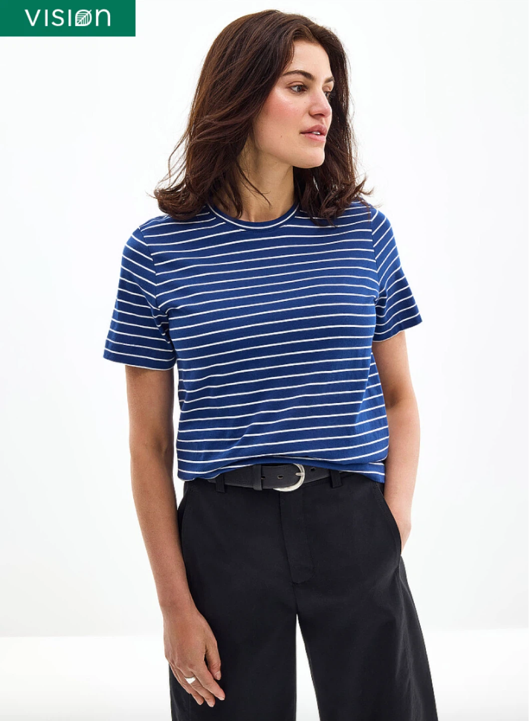 Simons Blue Striped T-Shirt