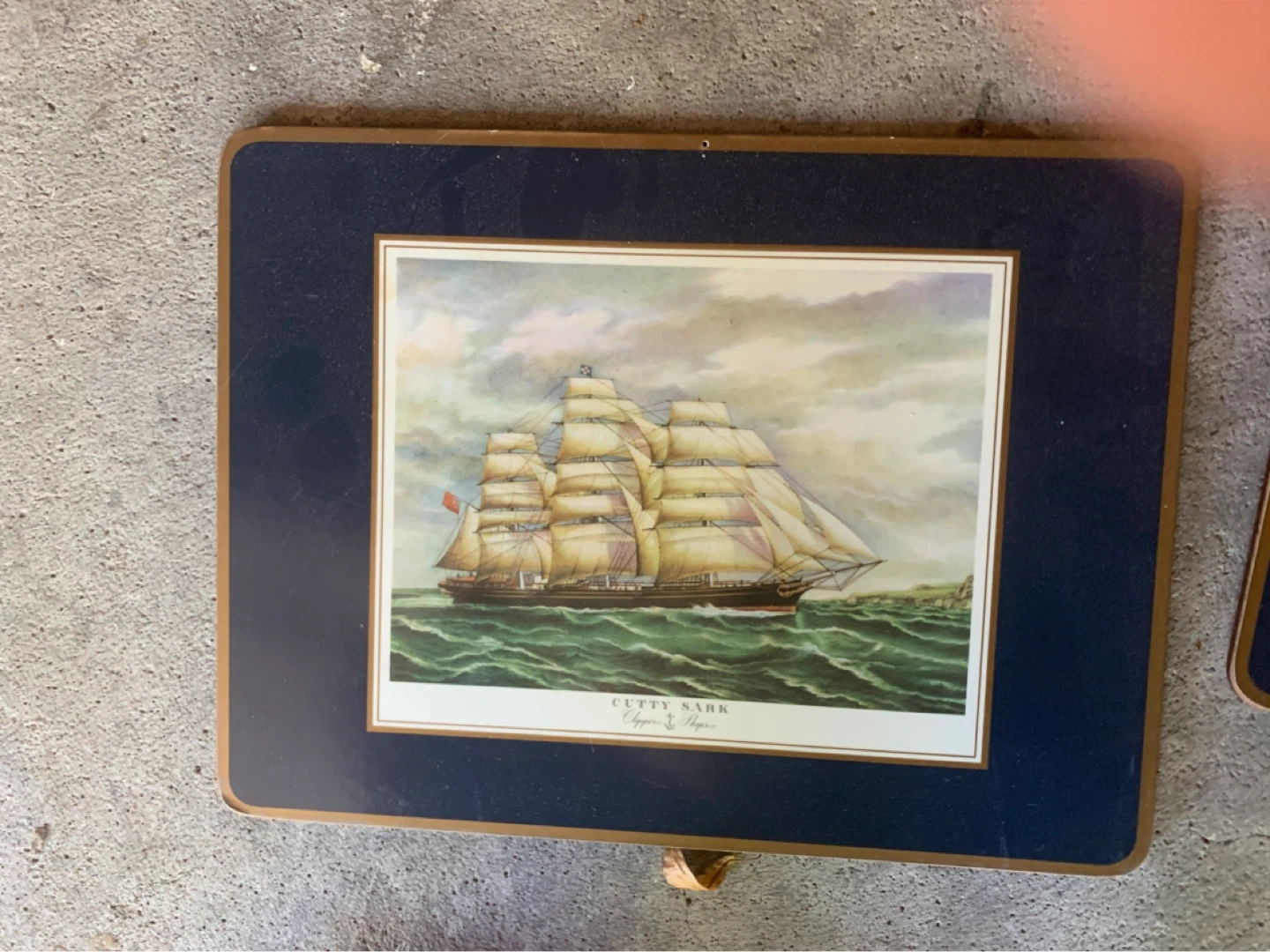 Set of 4 Vintage Clipper Ship Placemats - photo 4