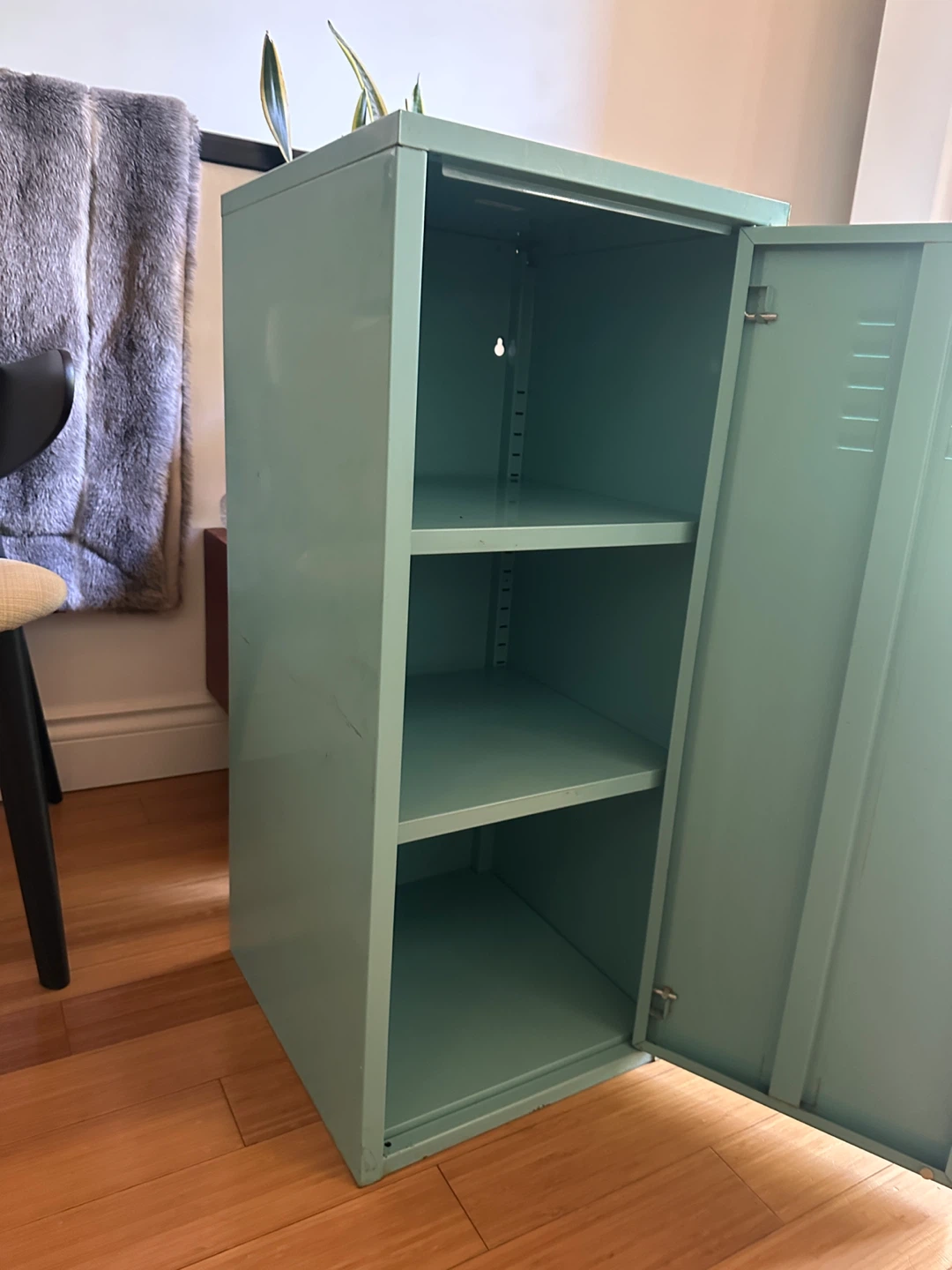 VINTAGE IKEA PS STEEL STORAGE LOCKER W SHELF - photo 2