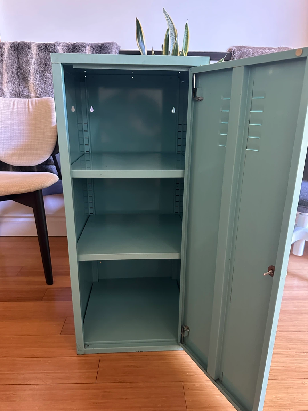VINTAGE IKEA PS STEEL STORAGE LOCKER W SHELF - photo 4