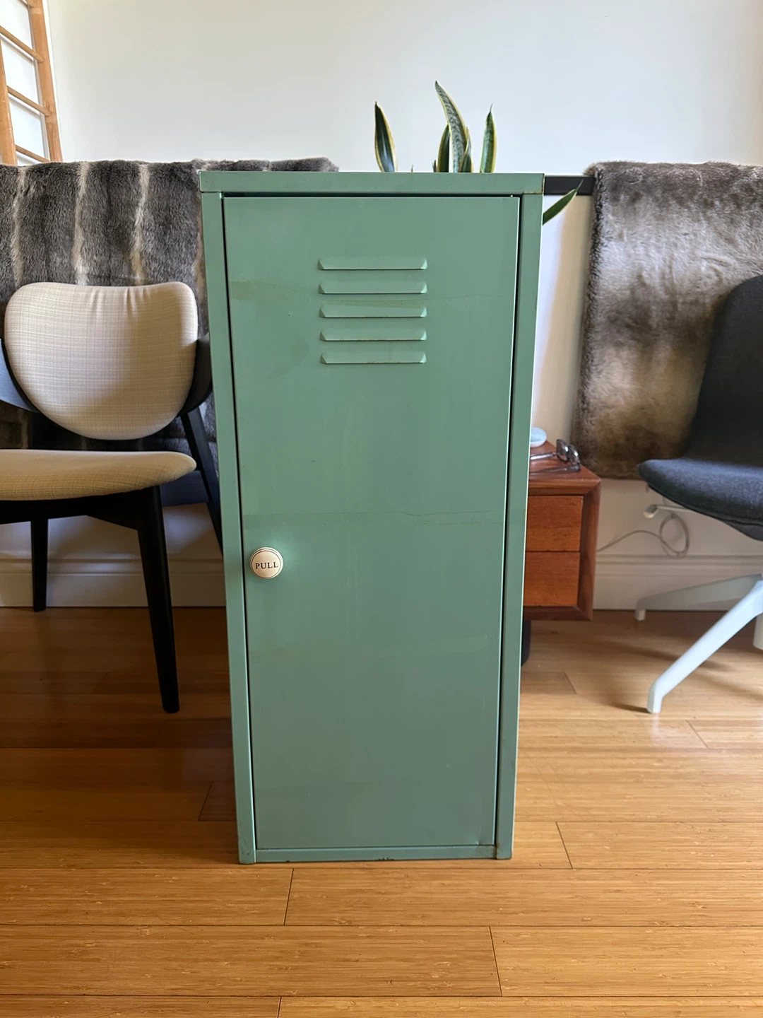 VINTAGE IKEA PS STEEL STORAGE LOCKER W SHELF - photo 3