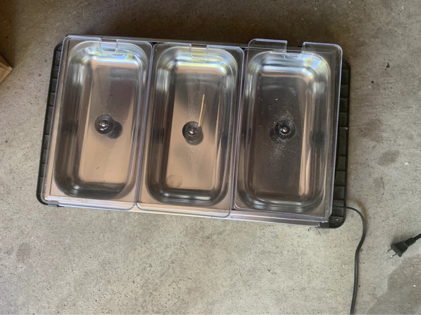 Triple Food Warmer Tray - photo 2