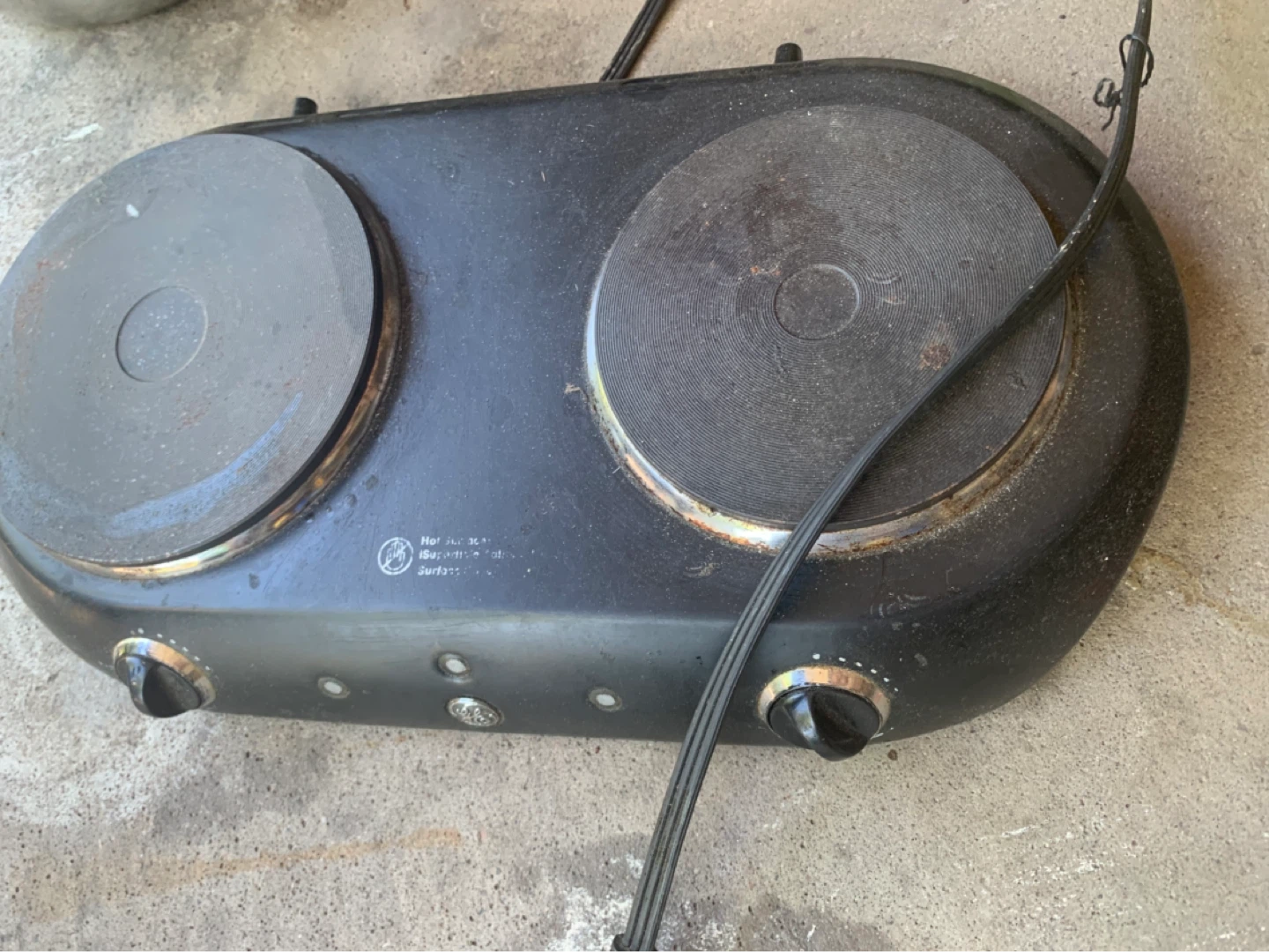 Double Burner Electric Hot Plate - photo 2