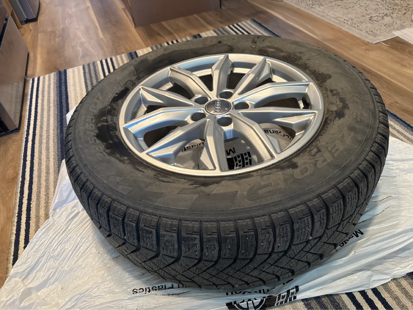 Audi Winter Tire and Rim - photo 2