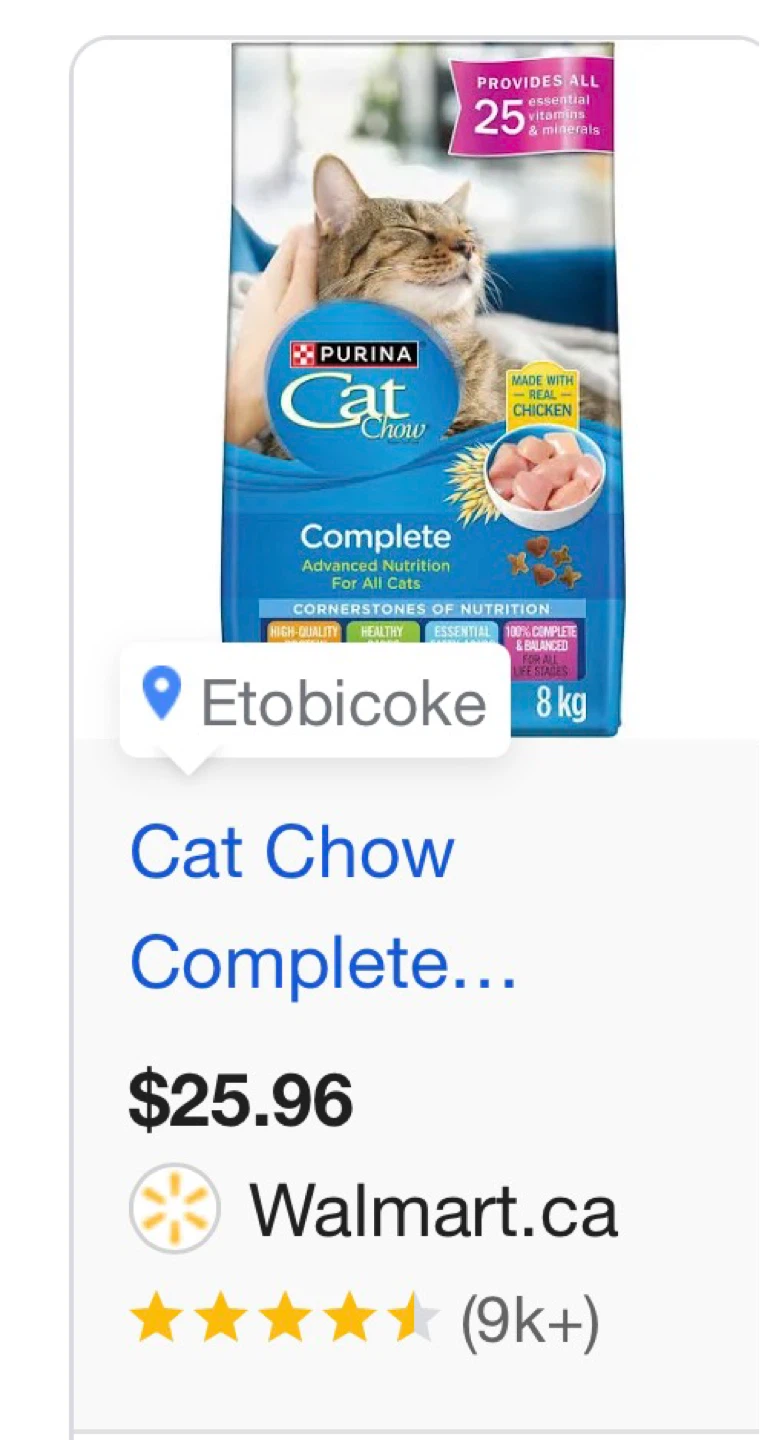 Purina Cat Chow Complete Cat Food - 8kg