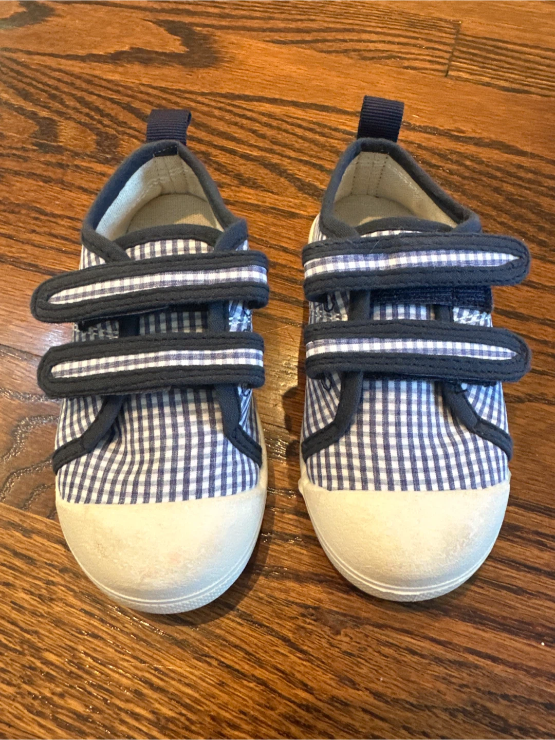 Lefties Gingham Velcro Sneakers - Size 8