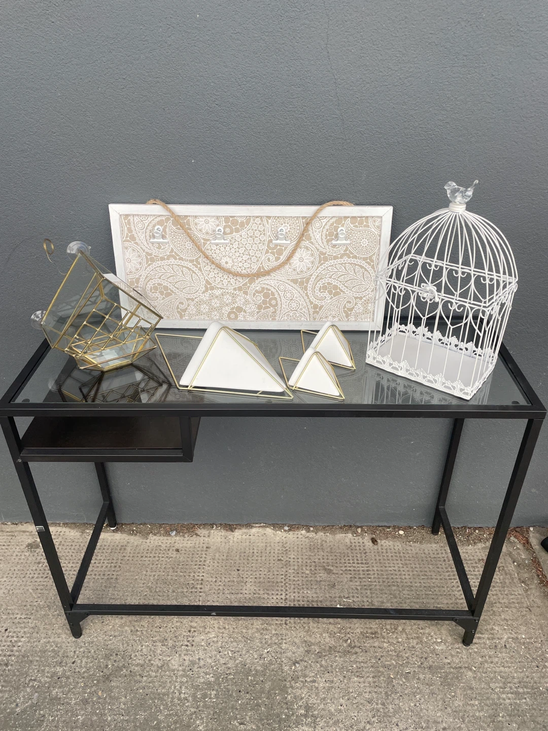 Decorative - umbra Planters, Bird Cage, Glass bird feeder