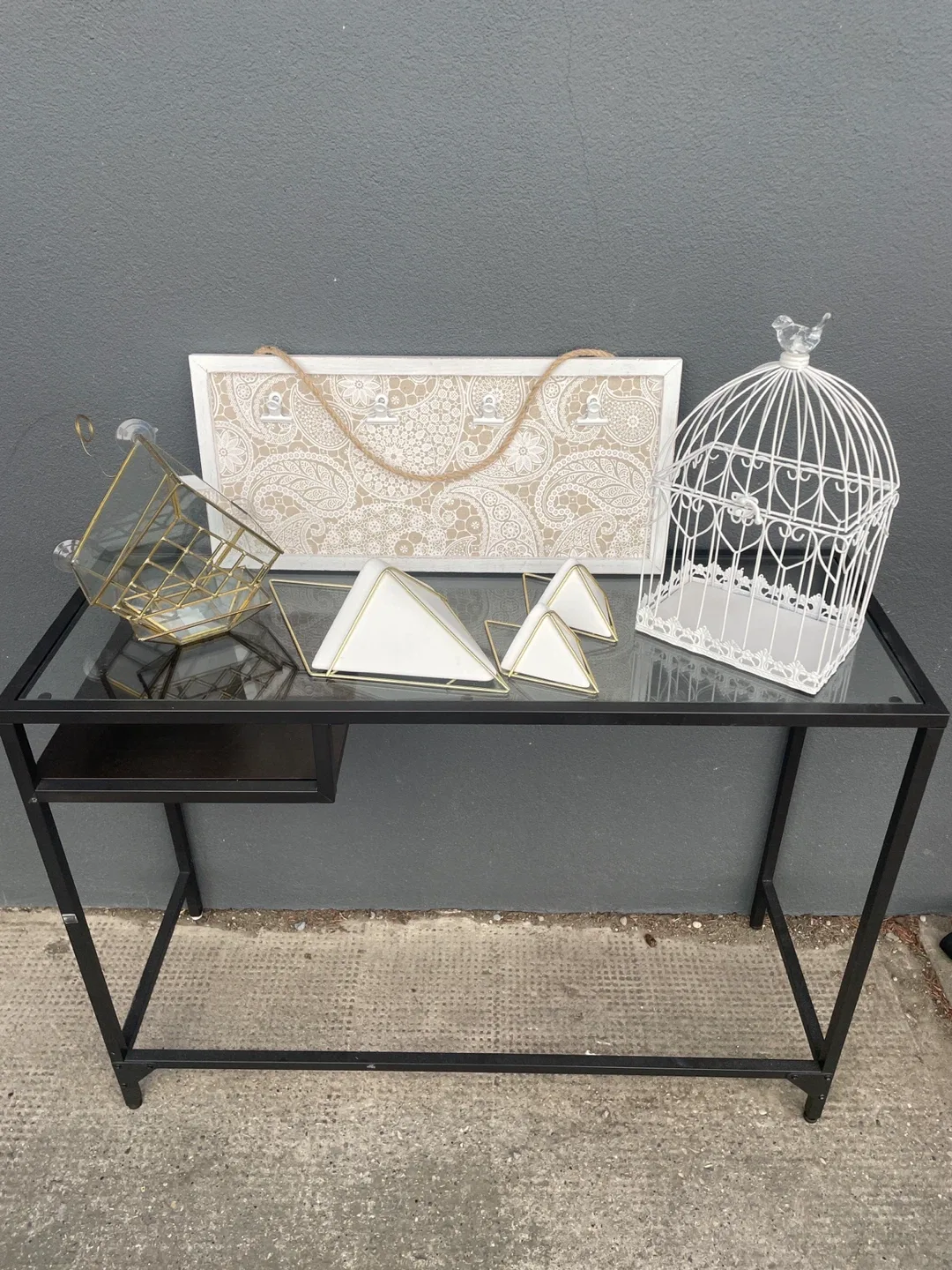 Decorative - umbra Planters, Bird Cage, Glass bird feeder