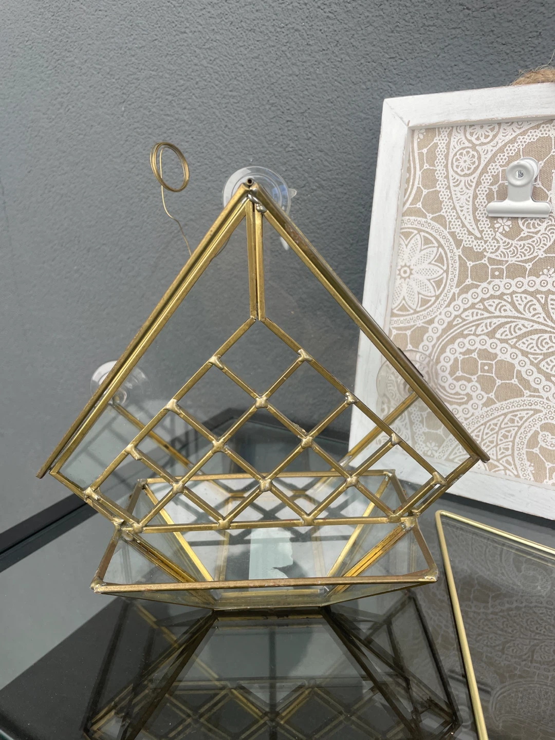 Decorative - umbra Planters, Bird Cage, Glass bird feeder - photo 4
