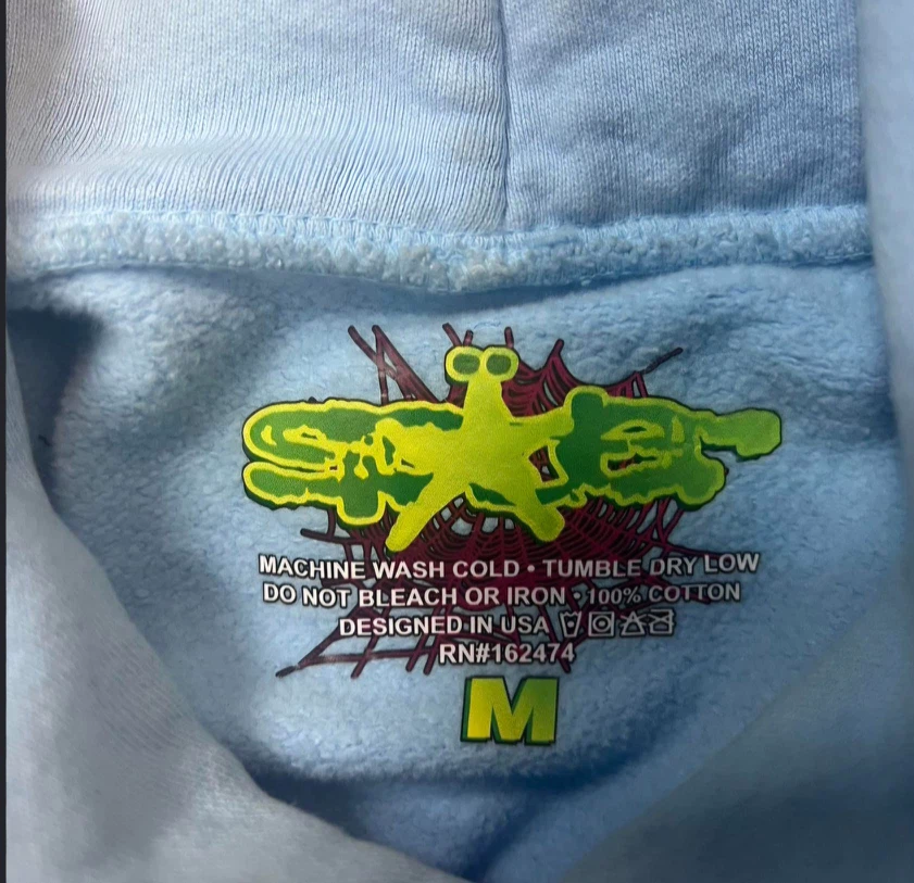 Sp5der Web Hoodie Sky  Blue - photo 2