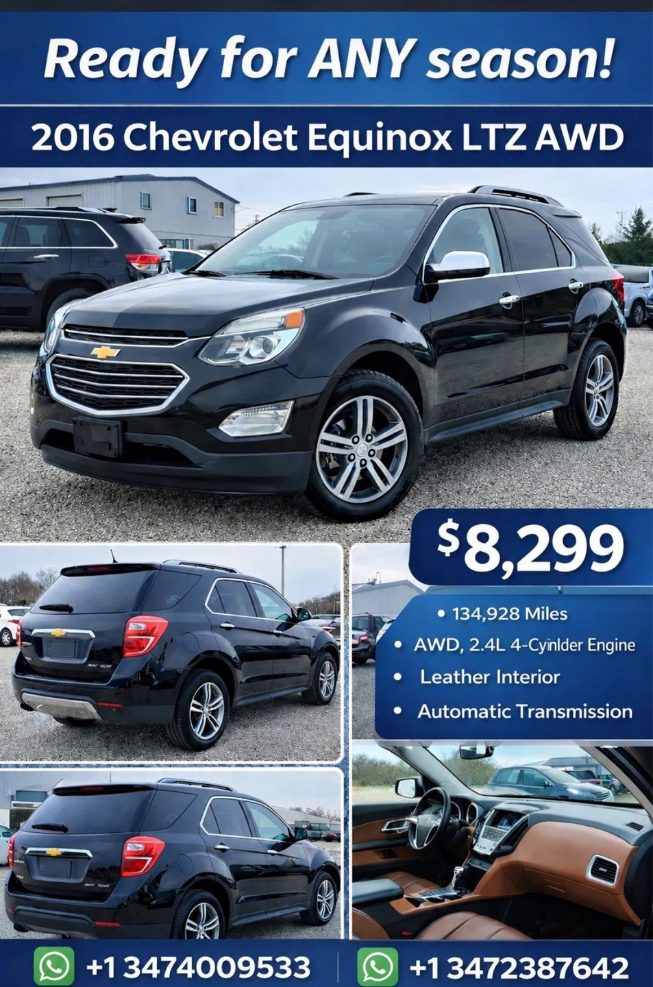 2016 Chevrolet Equinox LTZ AWD