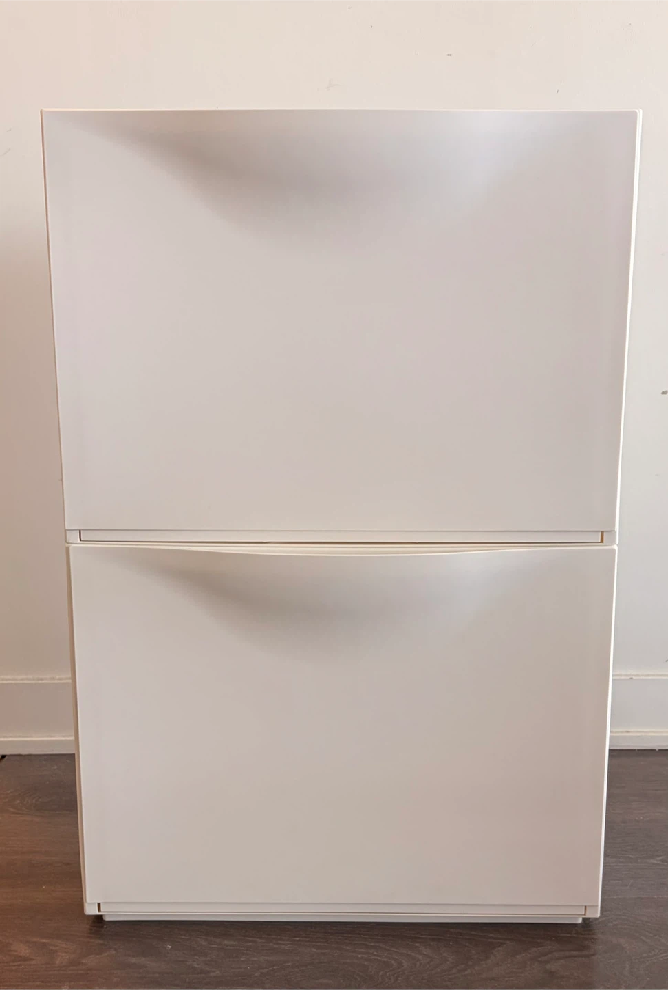 IKEA White 2-Drawer Shoe Cabinet - photo 2