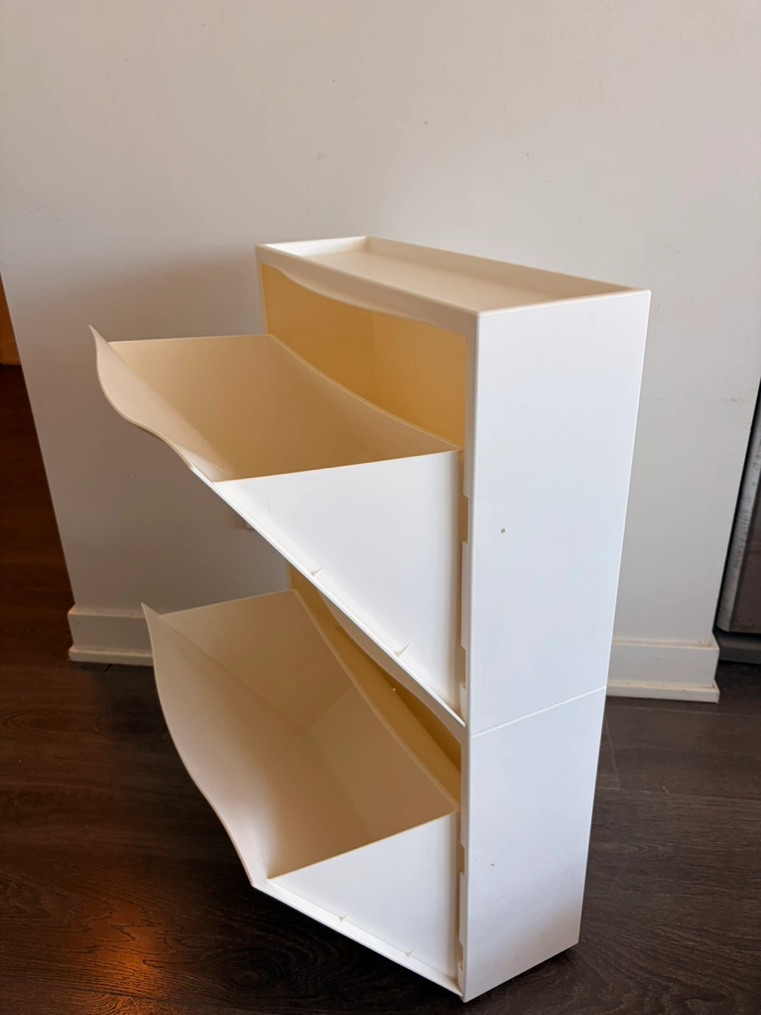 IKEA White 2-Drawer Shoe Cabinet - photo 4