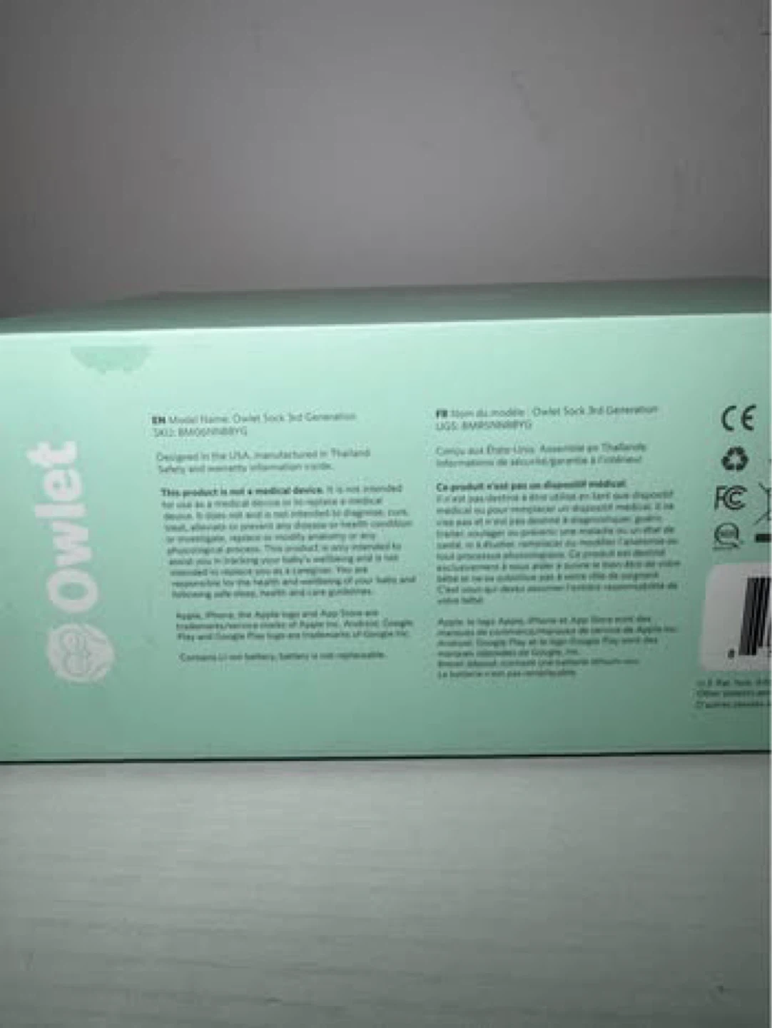 Owlet Smart Sock 3rd Generation/ mint green - photo 3