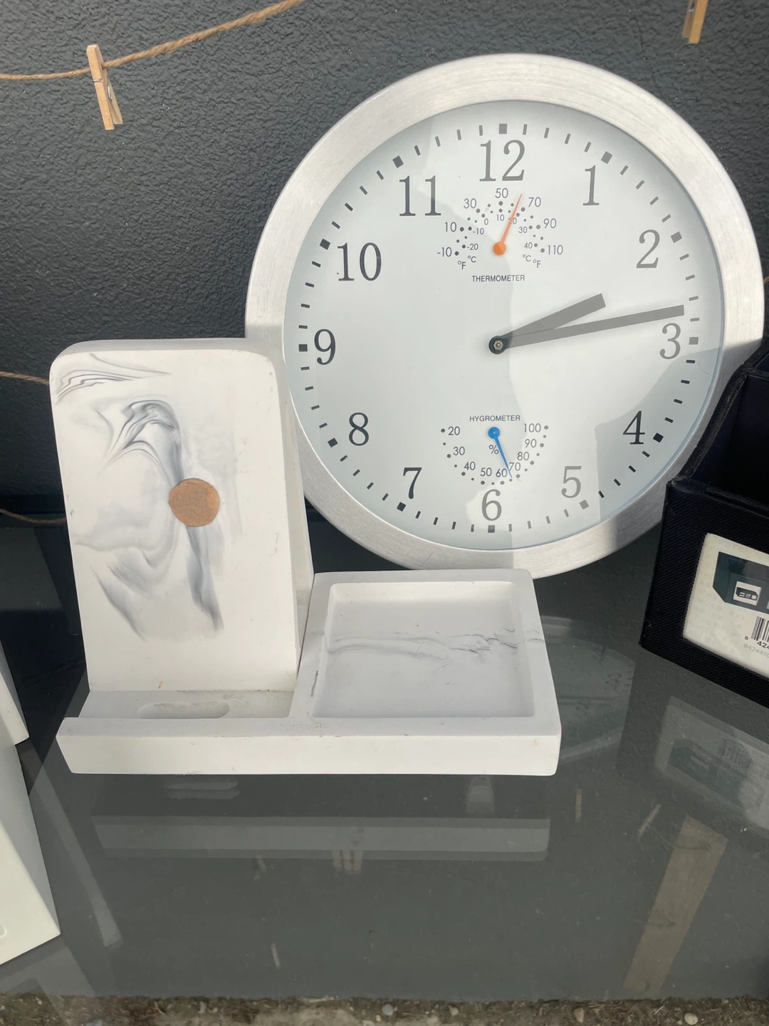 White Square Display Shelves and Desk Organizer Set - photo 3