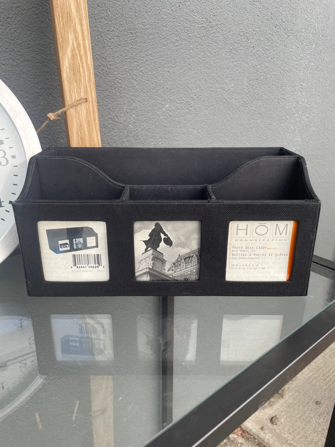 White Square Display Shelves and Desk Organizer Set - photo 4
