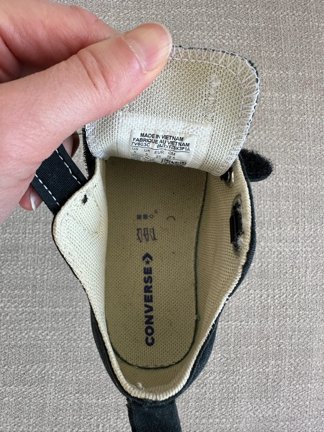 Converse All Star Toddler Shoes Size 5 - photo 4