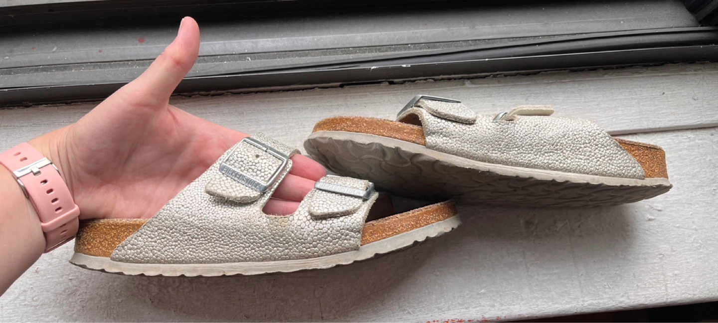 Birkenstock leather sandals, size 40 - photo 4