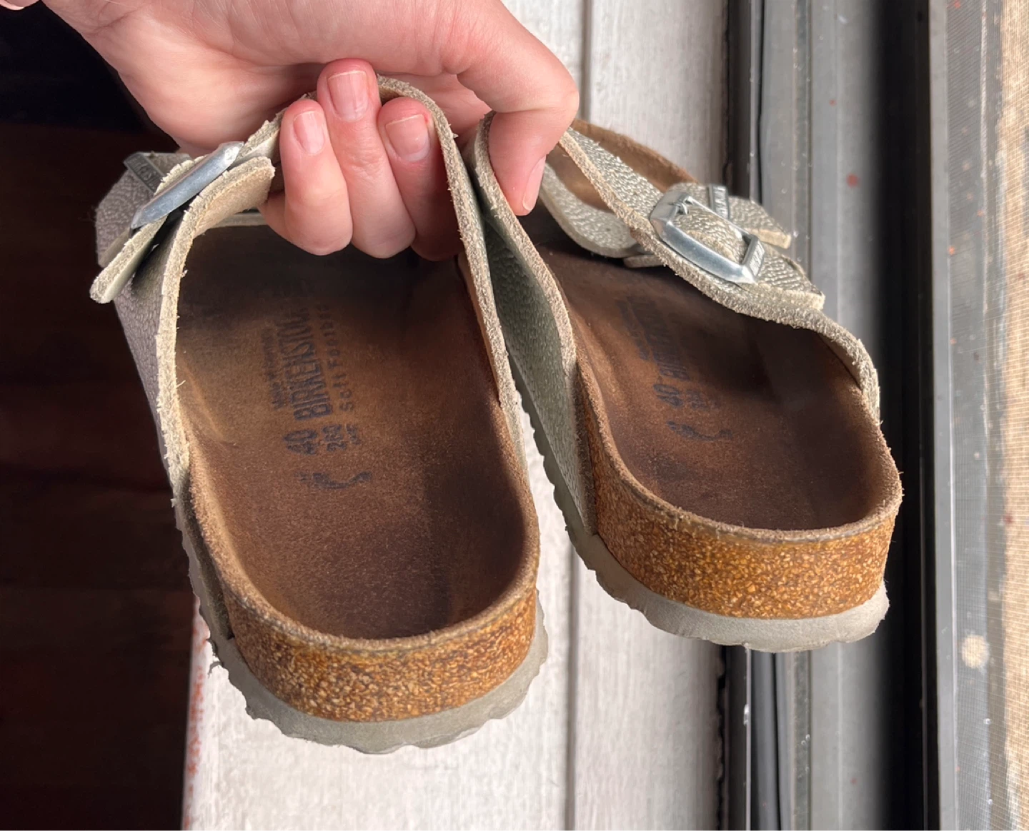 Birkenstock leather sandals, size 40 - photo 5