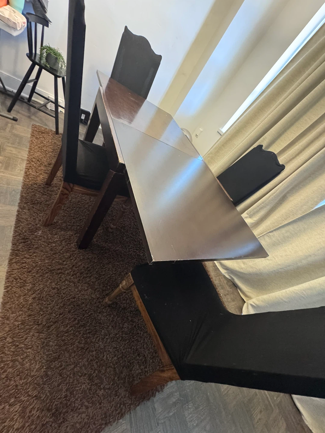 Dining Table and 4 Chairs Set - photo 3