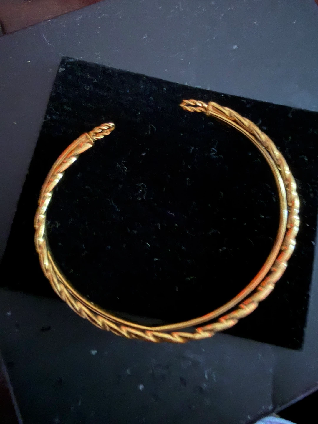 10K Gold Twisted bracelet - photo 2