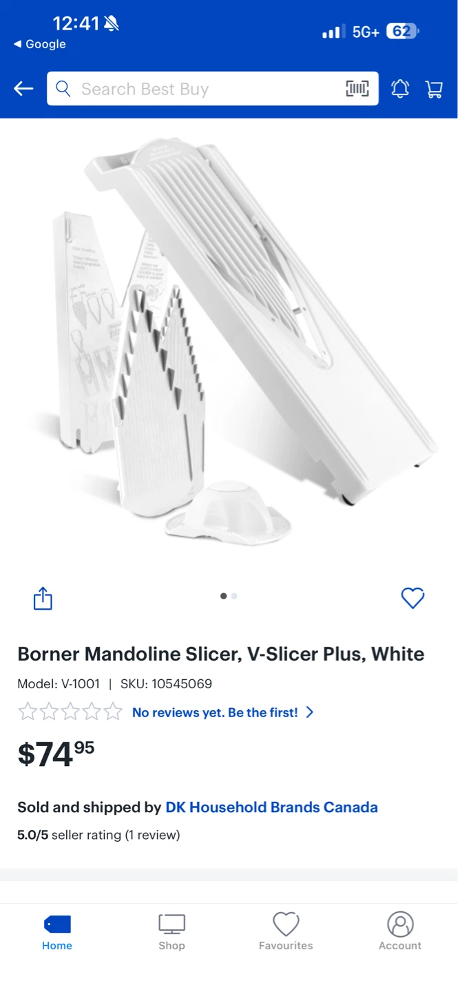 Borner Mandoline Slicer V-Slicer Plus new but no box - photo 2