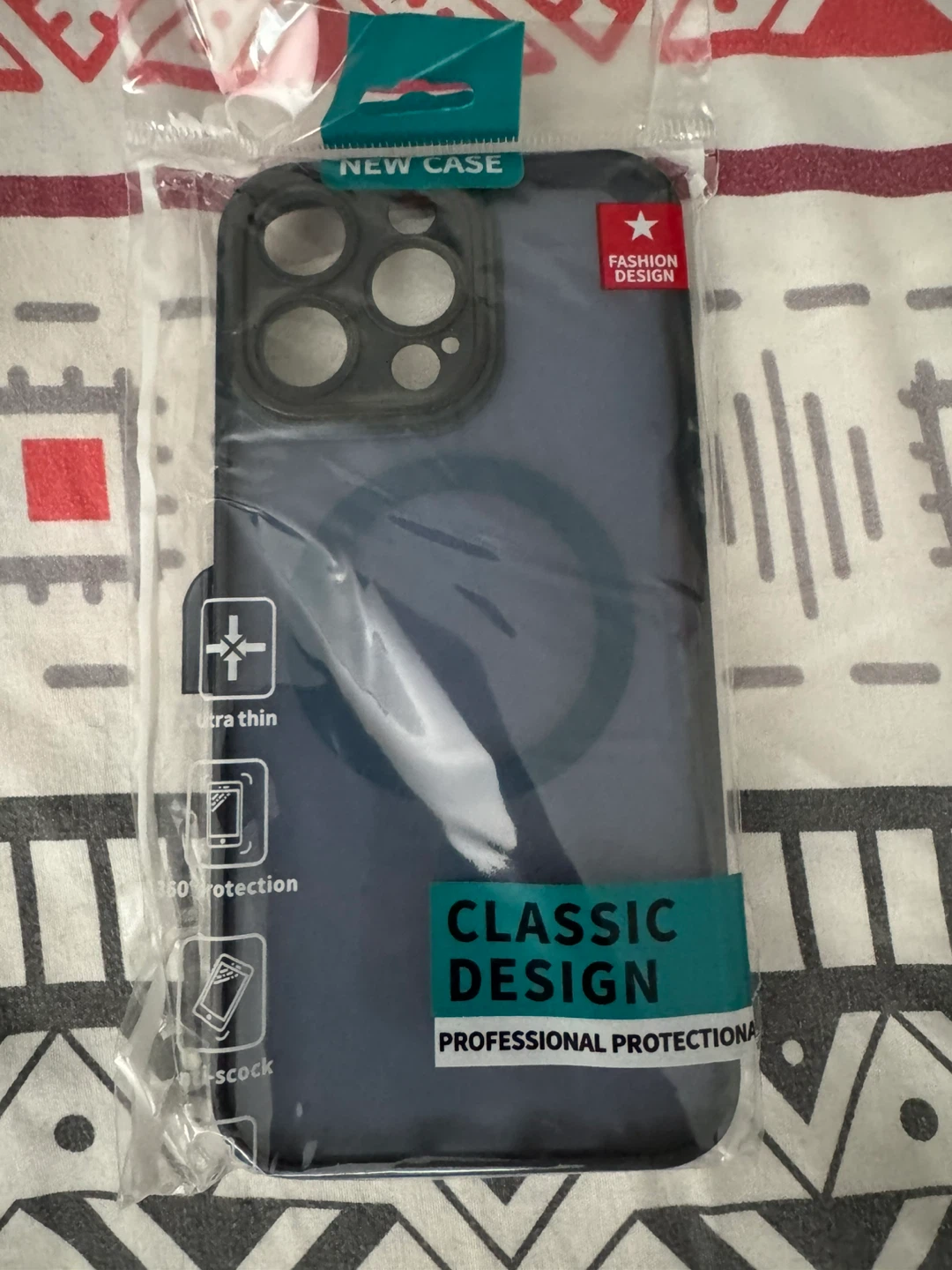 Blue iPhone 15 Pro Max Case (Used) - photo 3