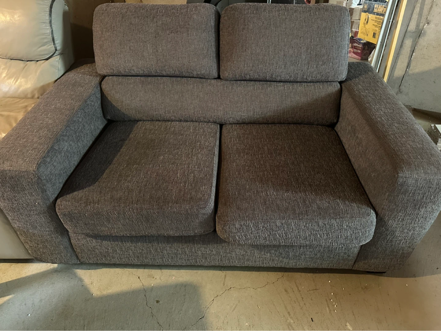 Grey Loveseat Sofa