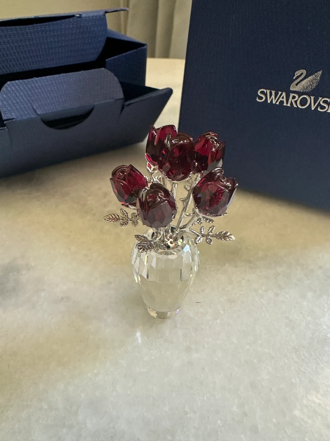 Swarovski Crystal Flower Rose Bouquet