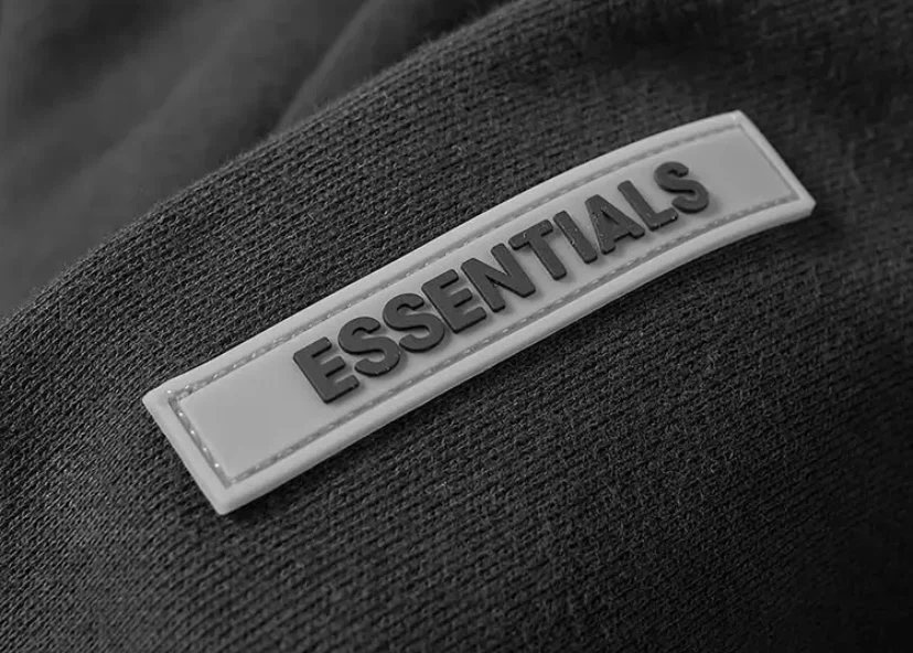 ESSENTIALS Black Hoodie - photo 3