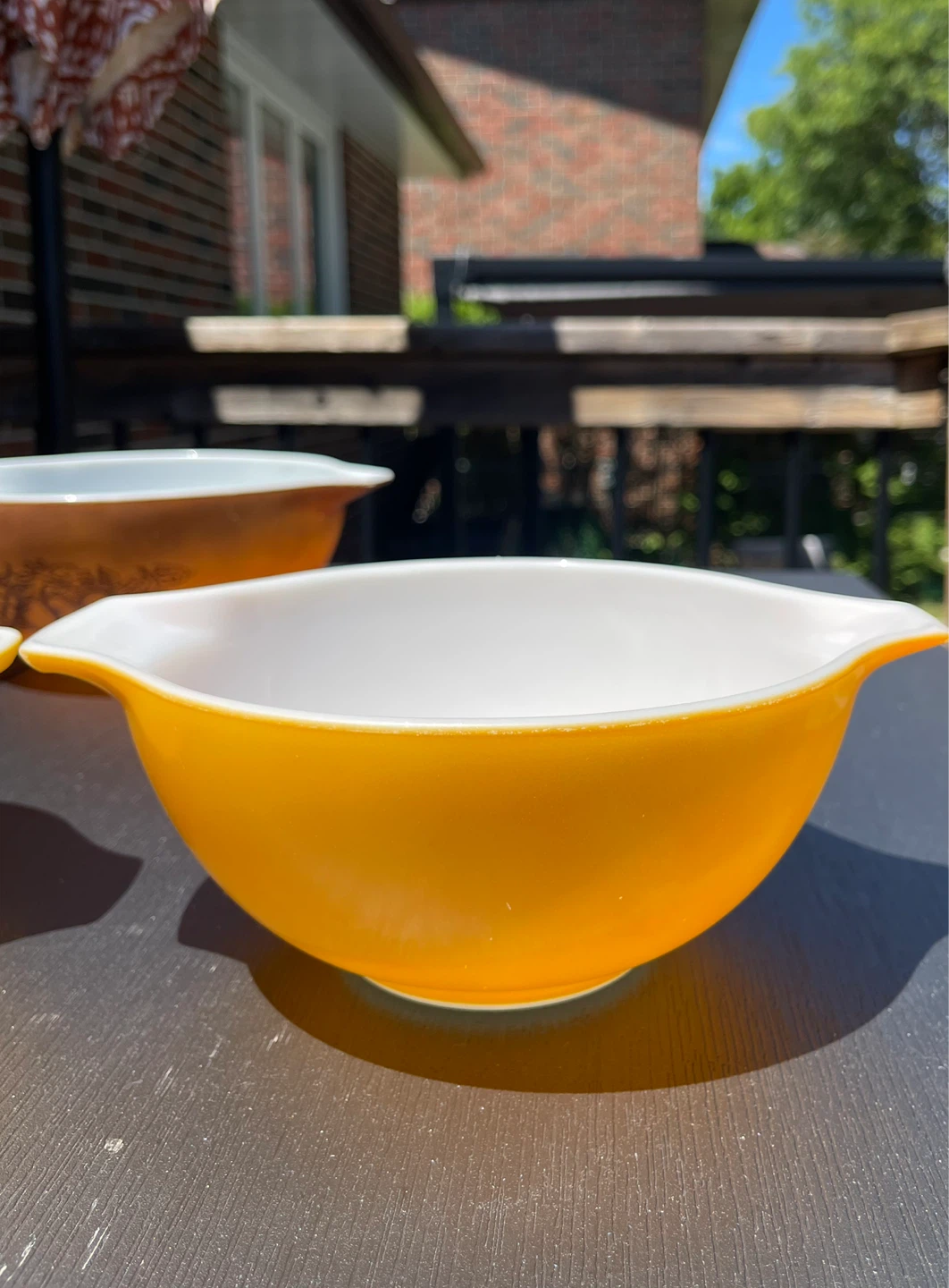 Vintage Pyrex Cinderella Nesting Bowl Set – 3 Pieces - photo 4