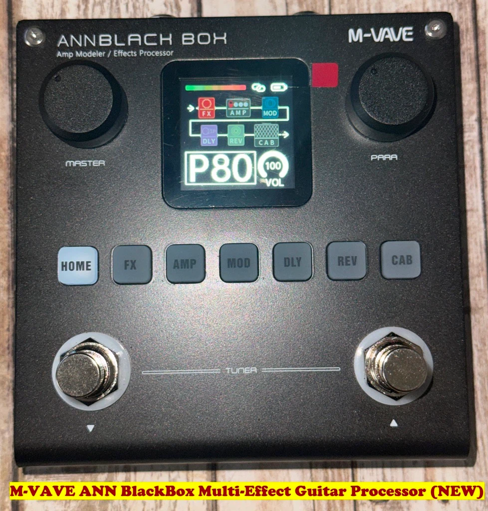 M-VAVE ANN BlackBox Multi-Effect Guitar Processor (NEW)