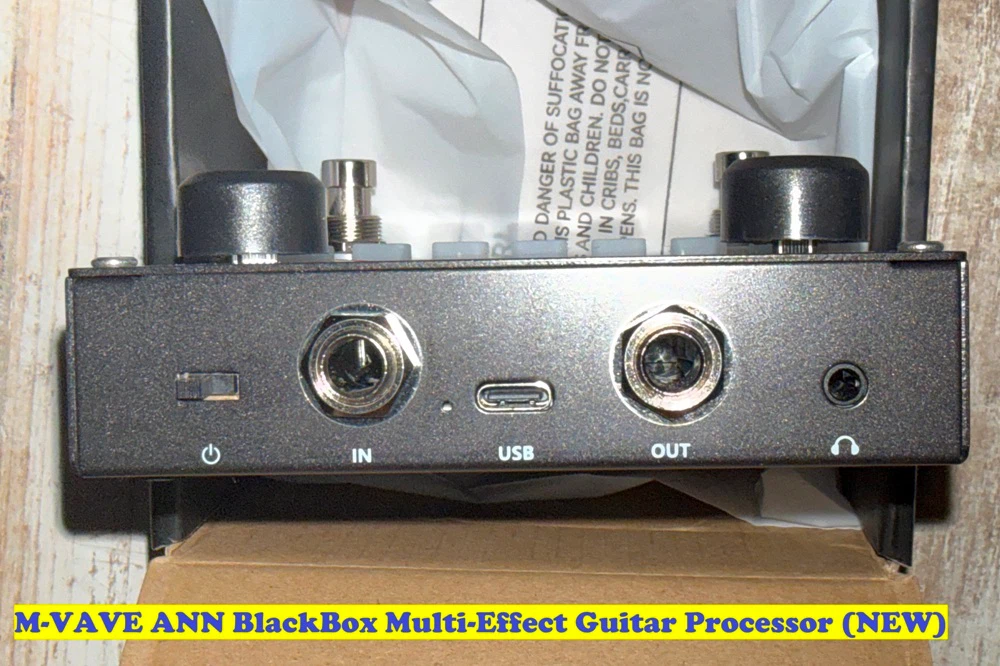 M-VAVE ANN BlackBox Multi-Effect Guitar Processor (NEW) - photo 4