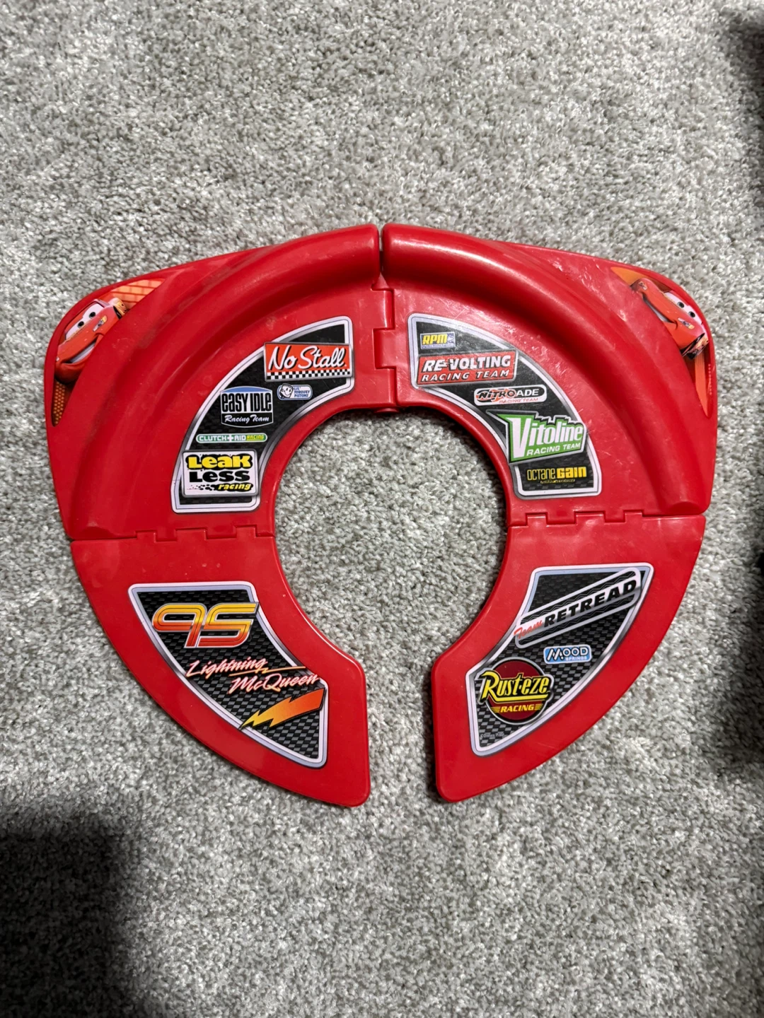 Disney Pixar Cars Lightning McQueen Toilet seat