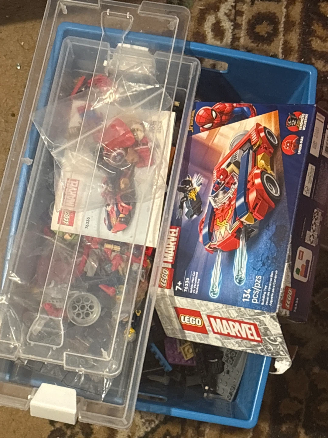 LEGO Marvel Spider-Man Car vs. Venomized Wolverine 76336