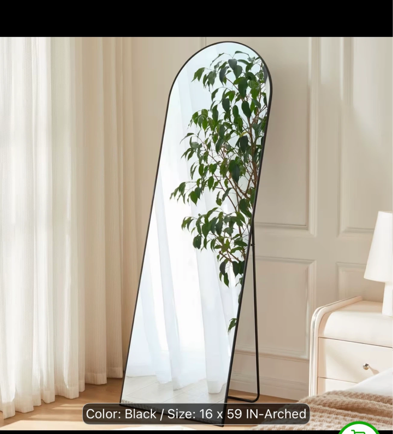 Arched Full Length Mirror - photo 3