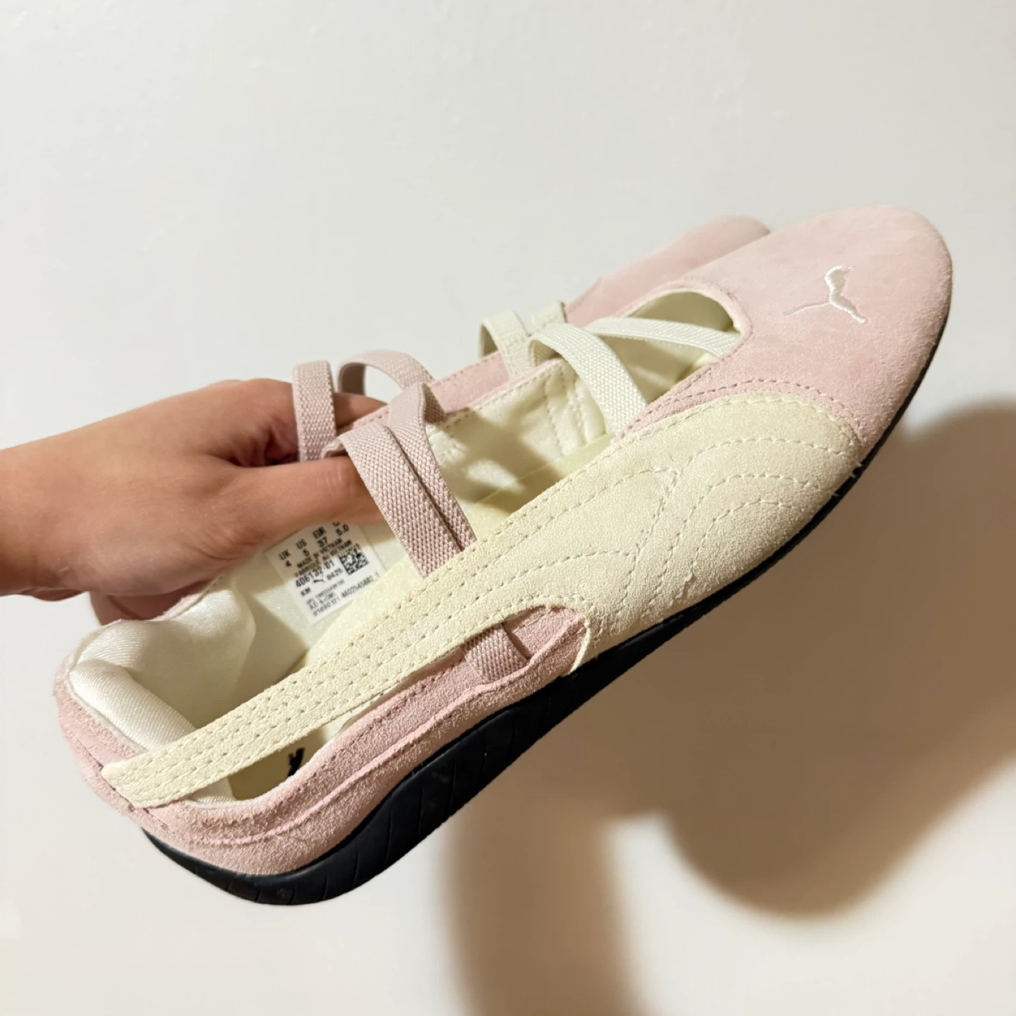 Puma Pink Suede Ballet Flats - photo 2