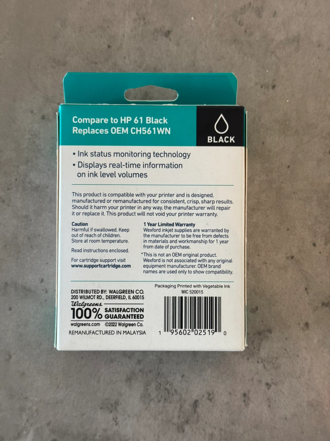 Wexford 61 Black Inkjet Cartridge - photo 3