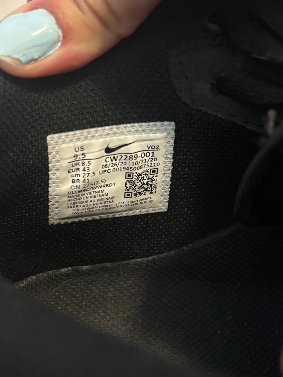 Nike Air Force 1 Mid '07 LE Black Men's Shoes - photo 4