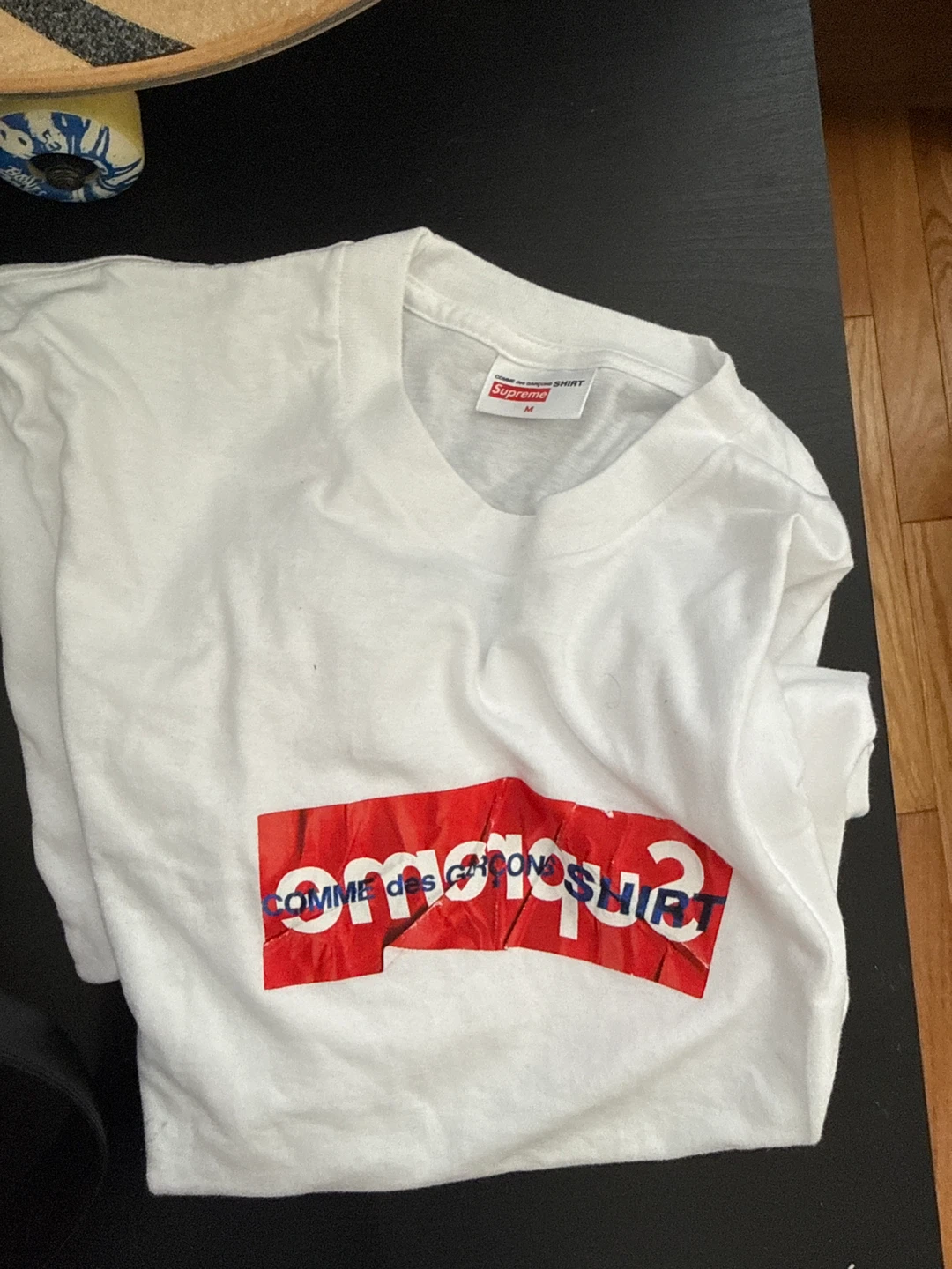 Supreme Comme des Garçons SHIRT Box Logo Tee White