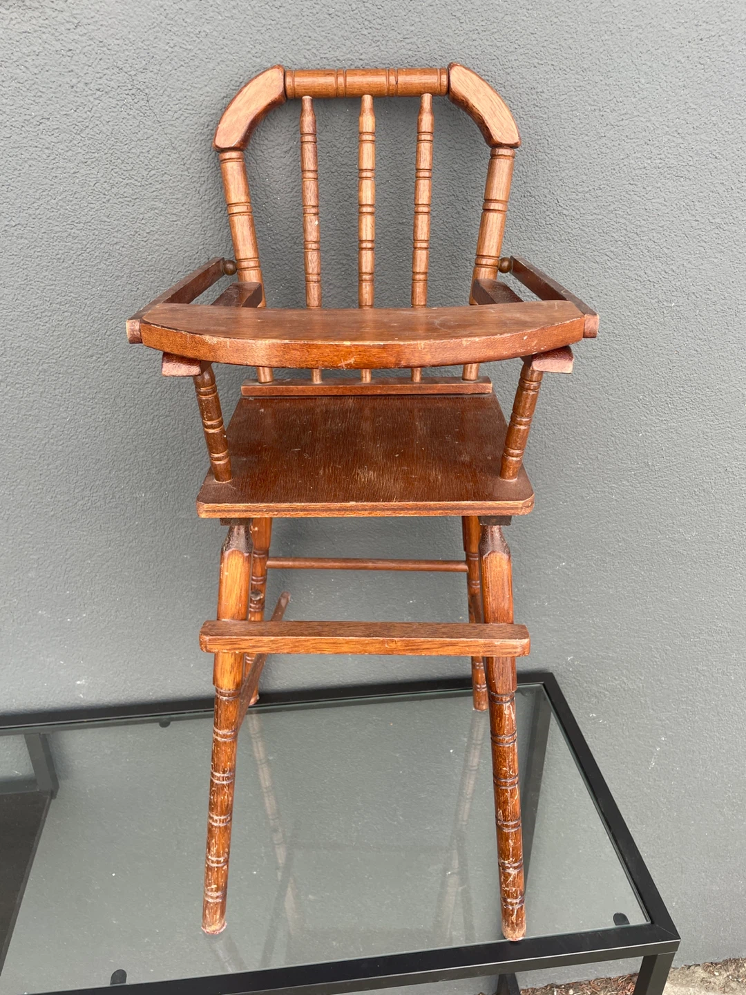 Wooden High Chair for Doll